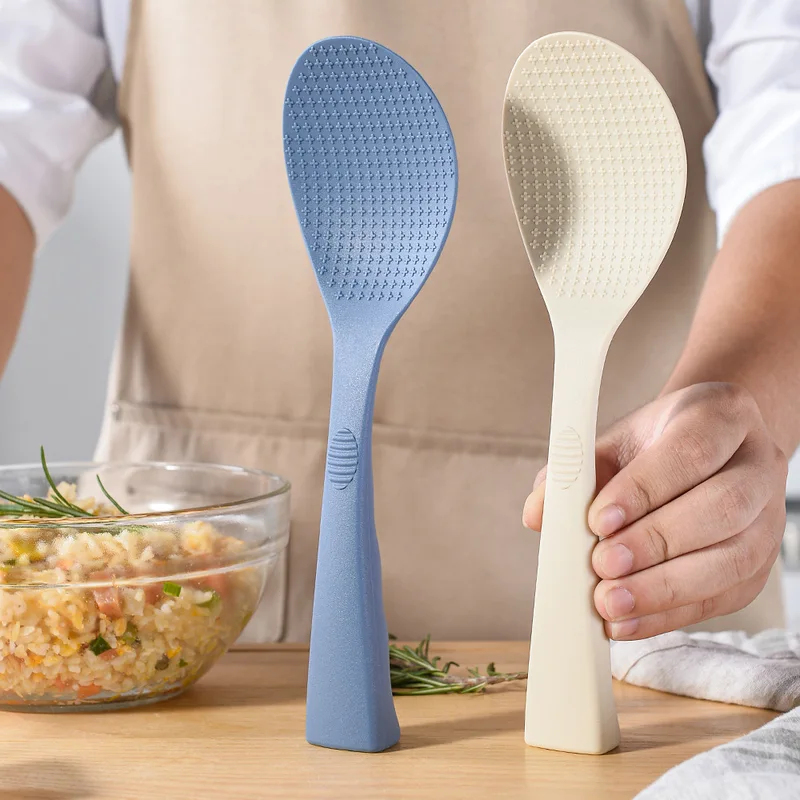 Home Cooking Delivery - ntegrated Silicone Rice Spoon Heat Resistant
