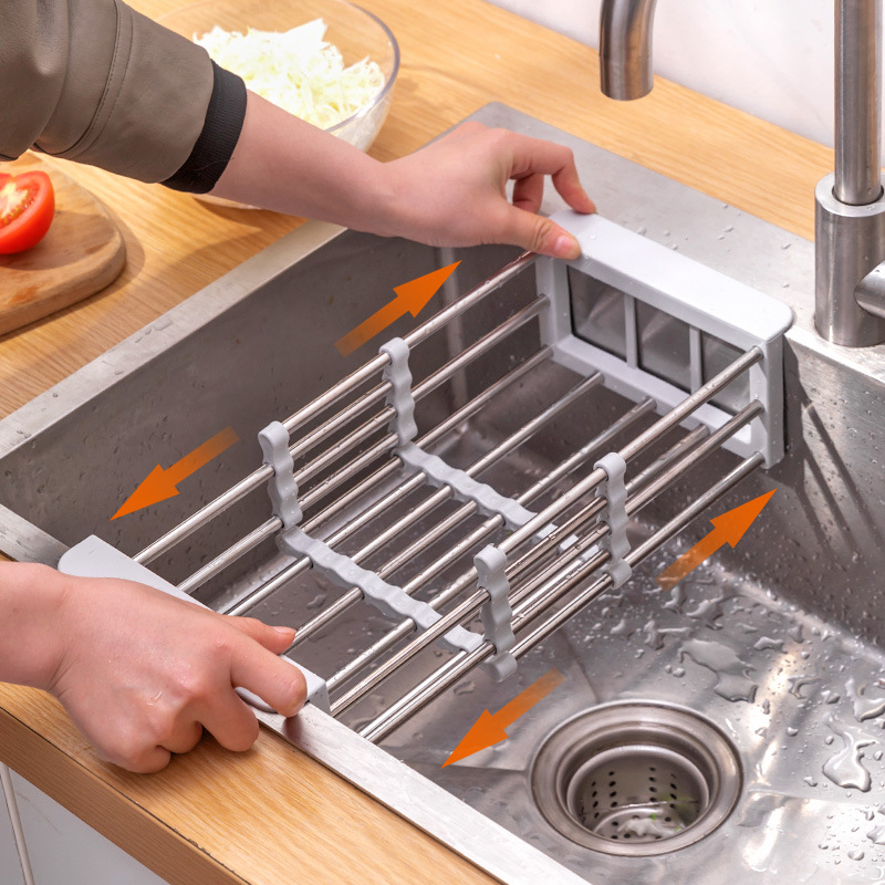 Home Cooking Delivery - Stainless Steel Kitchen Sink Drain Rack