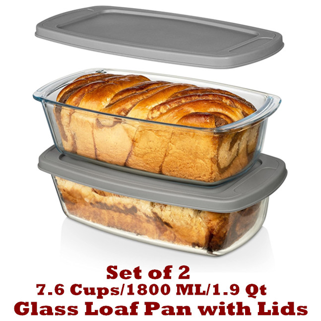 Glass Lo Pan with Lids for Mea - Home Cooking Utensils review and price