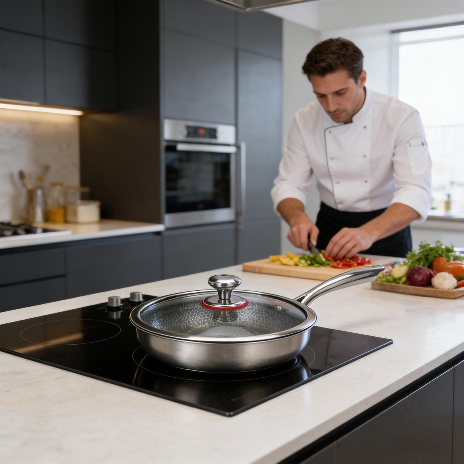Titanium Cooking Pan Non-Stick - Home Cooking Meal review and price