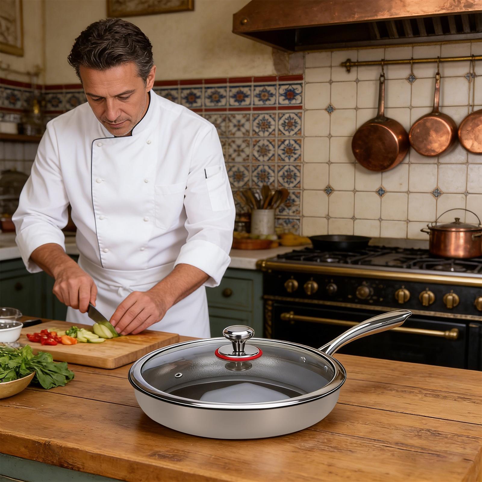 Titanium Cooking Pan Non-Stick - Home Cooking Meal review and price