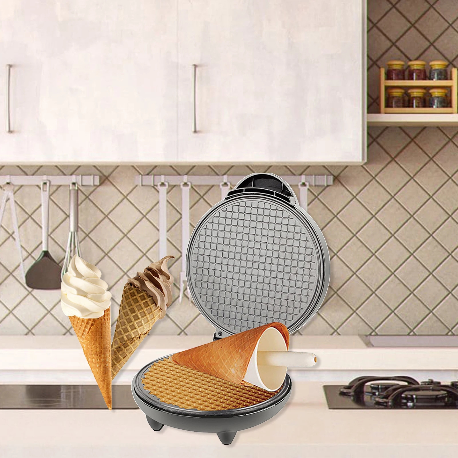 1200W Waffle Maker Nonstick Ba - Dosa Pan Iron review and price