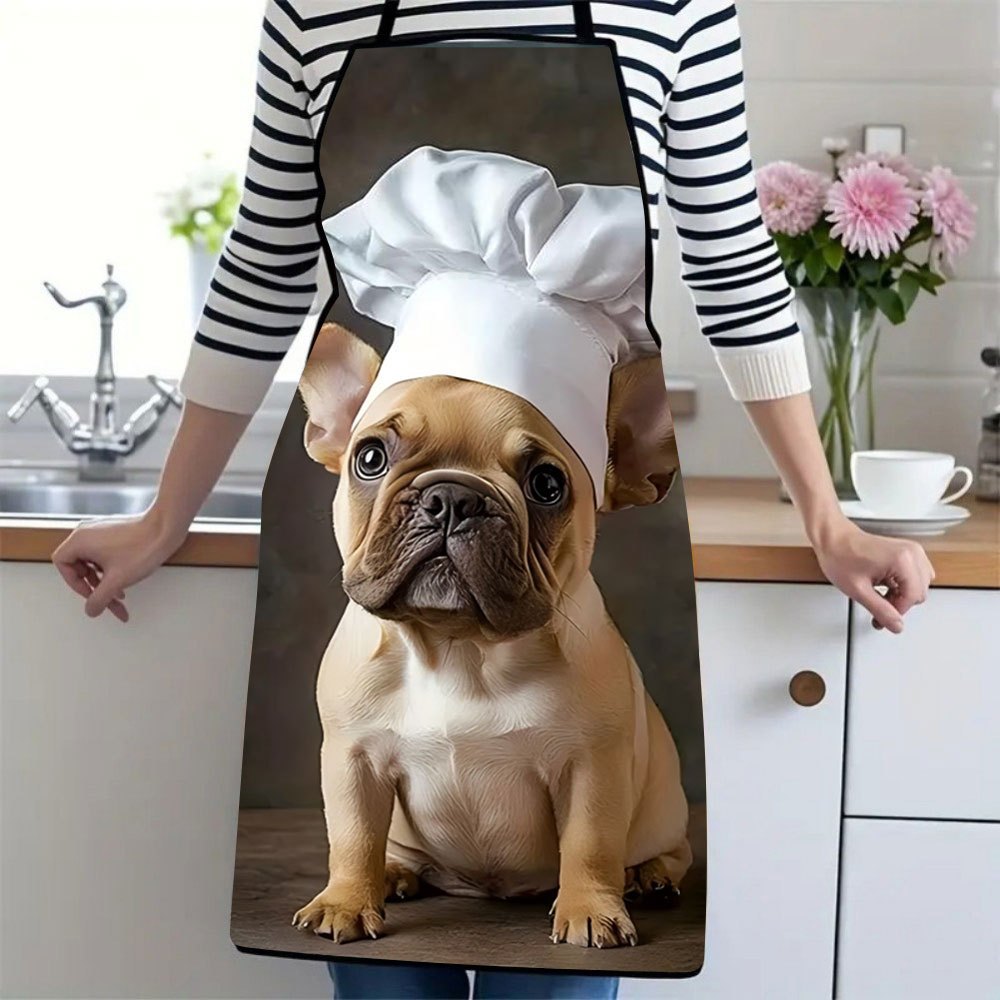 1pc French Bulldog Chef Apron  - Home Cooking For Dogs review and price