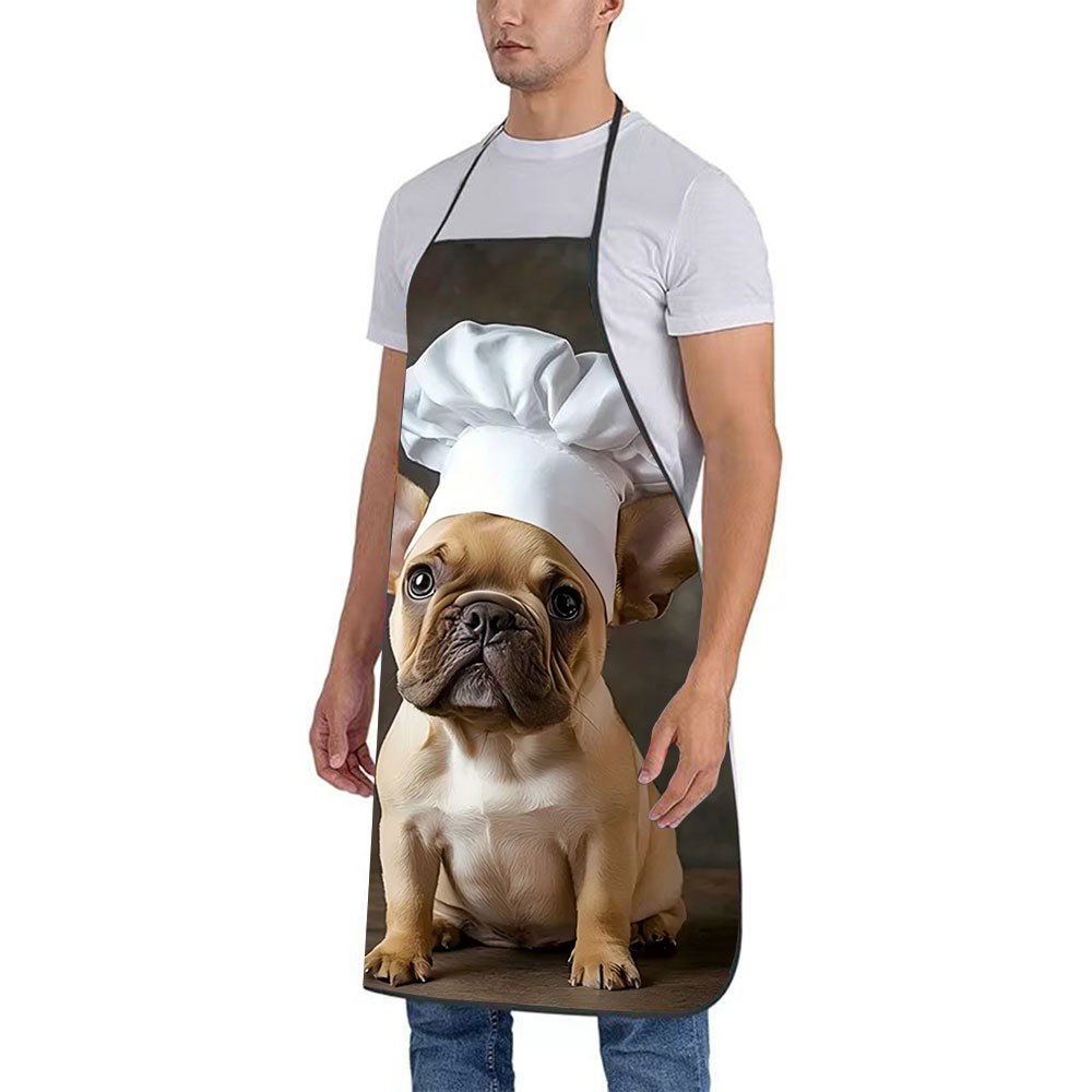 1pc French Bulldog Chef Apron  - Home Cooking For Dogs review and price
