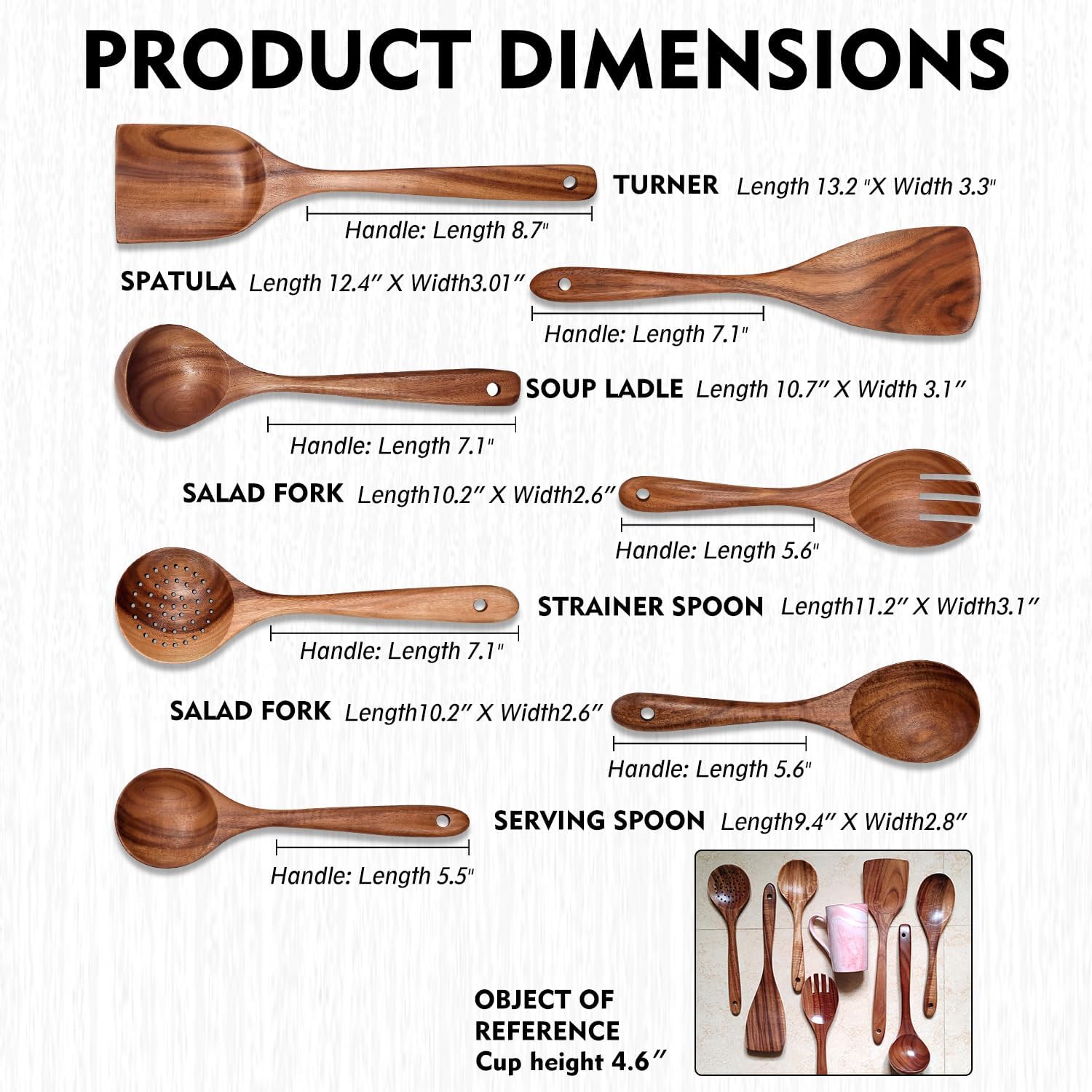Luxury Wooden Utensil Set for  - Home Cooking Utensils review and price