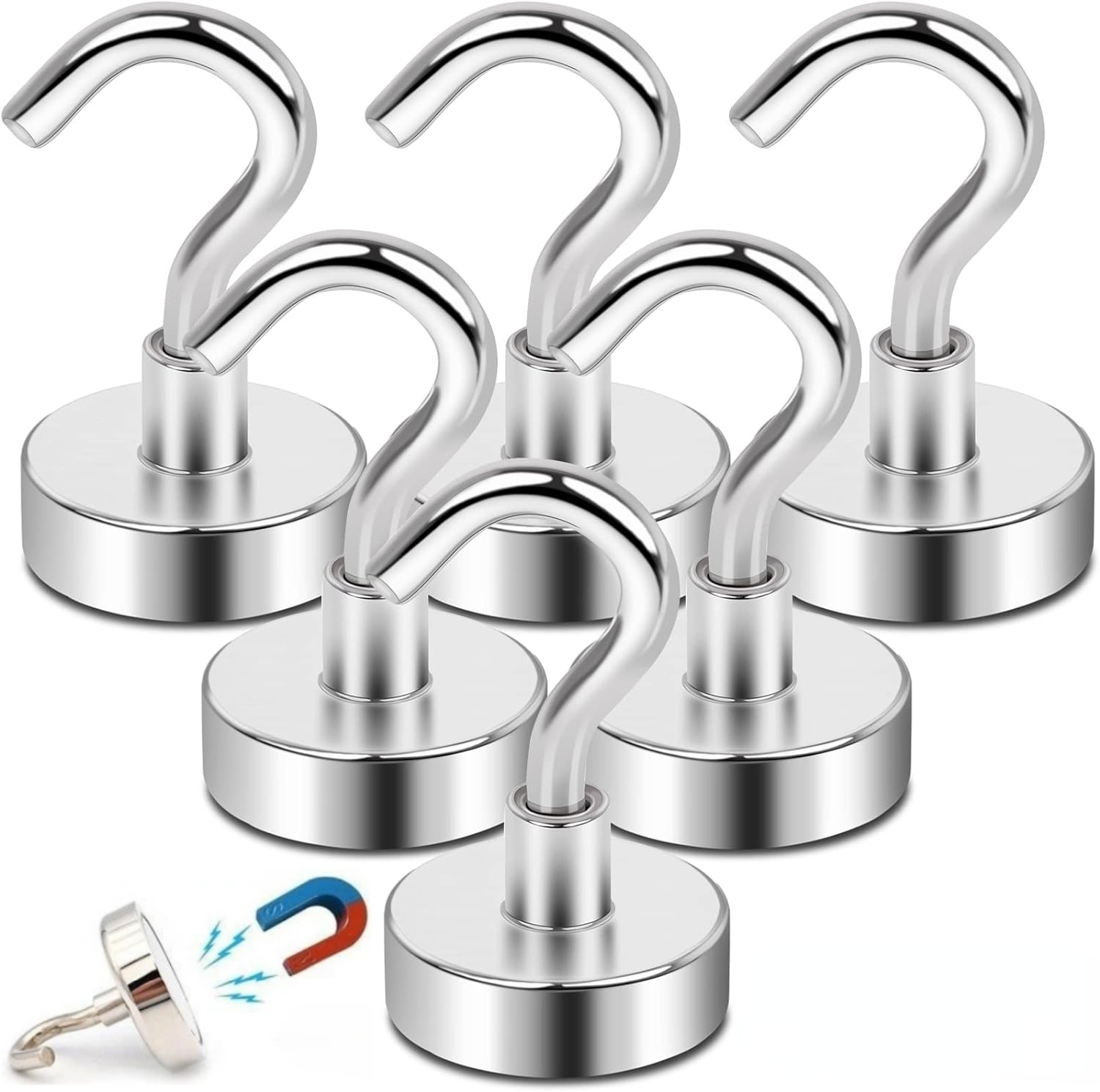 1-80PCS Strong Magnetic Hooks  - Home Cooking Delivery review and price