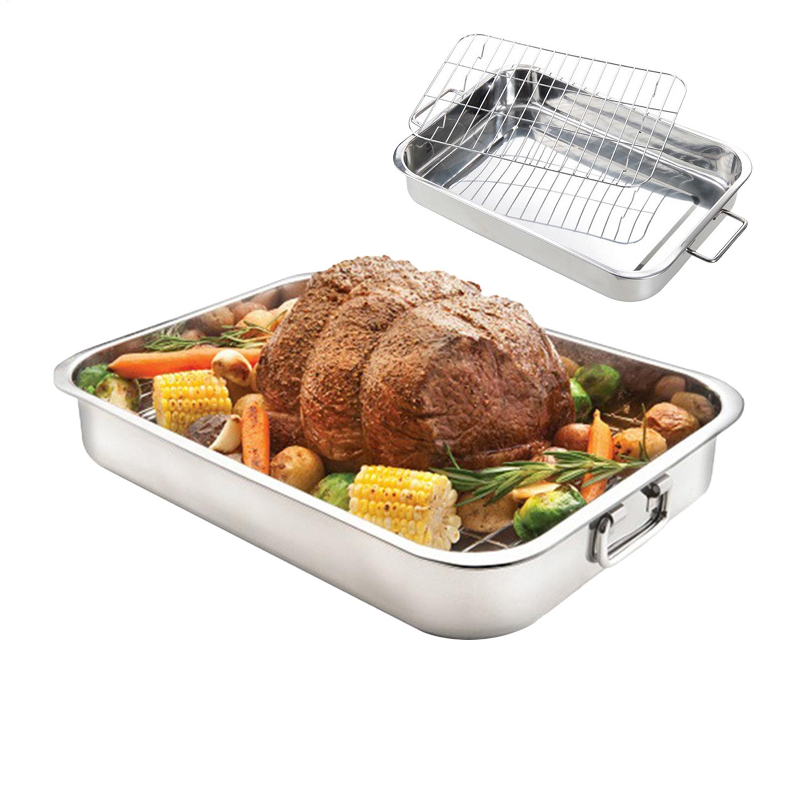 42cm Roasting Pan With Rack St - Home Cooking Utensils review and price