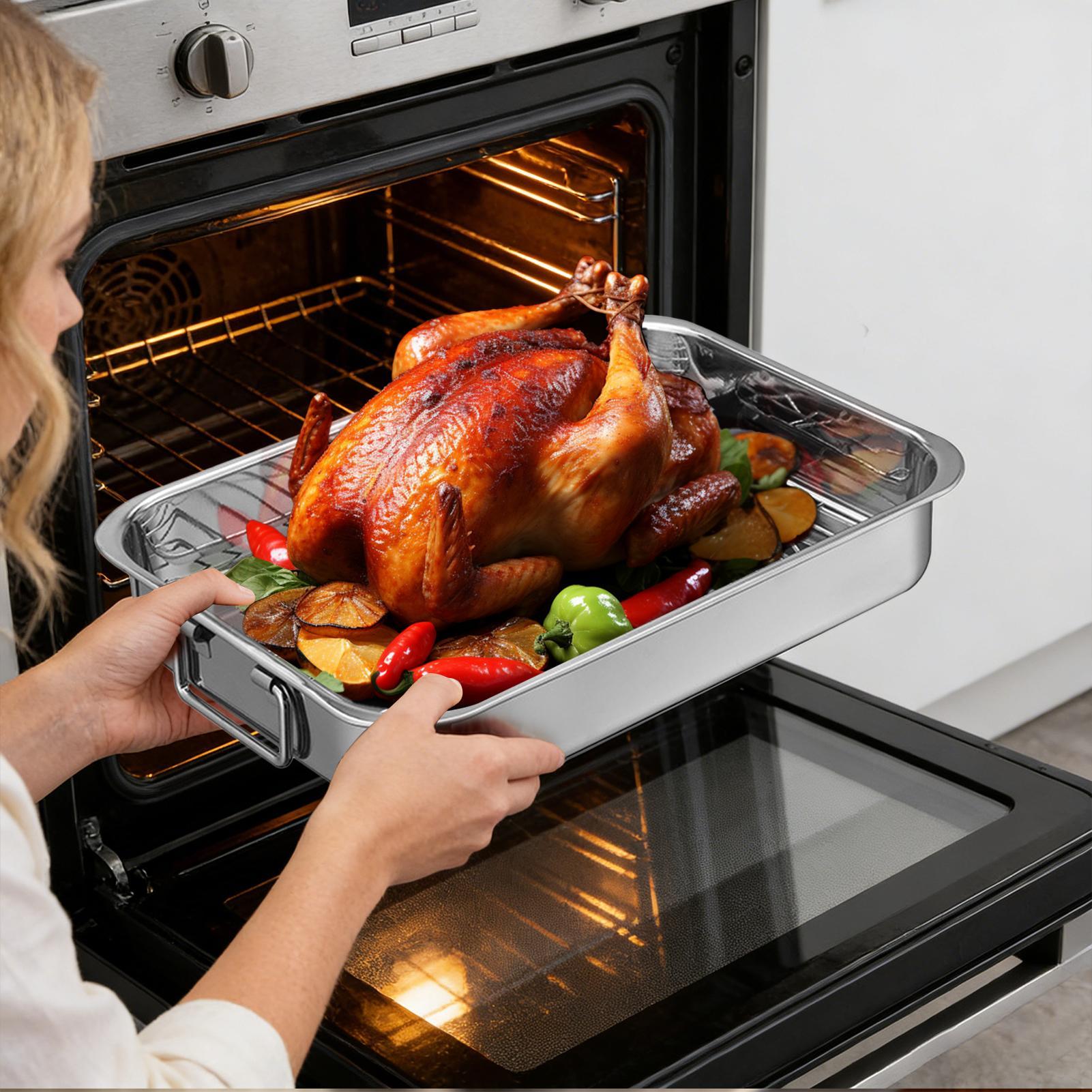 42cm Roasting Pan With Rack St - Home Cooking Utensils review and price