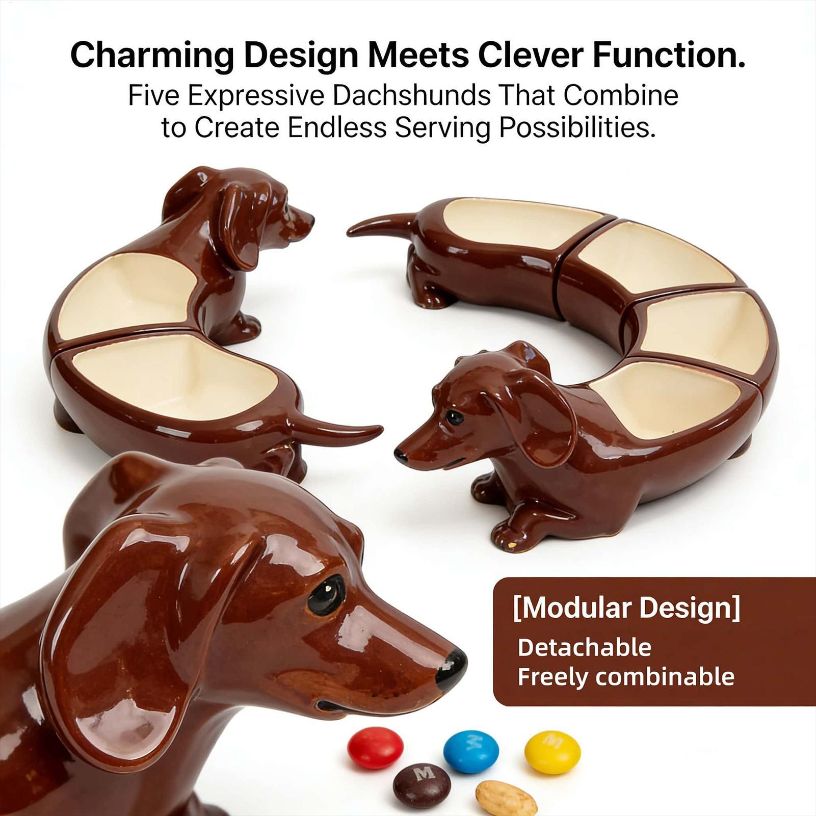 Dachshund Divided Serving Tray - Home Cooking Recipes review and price