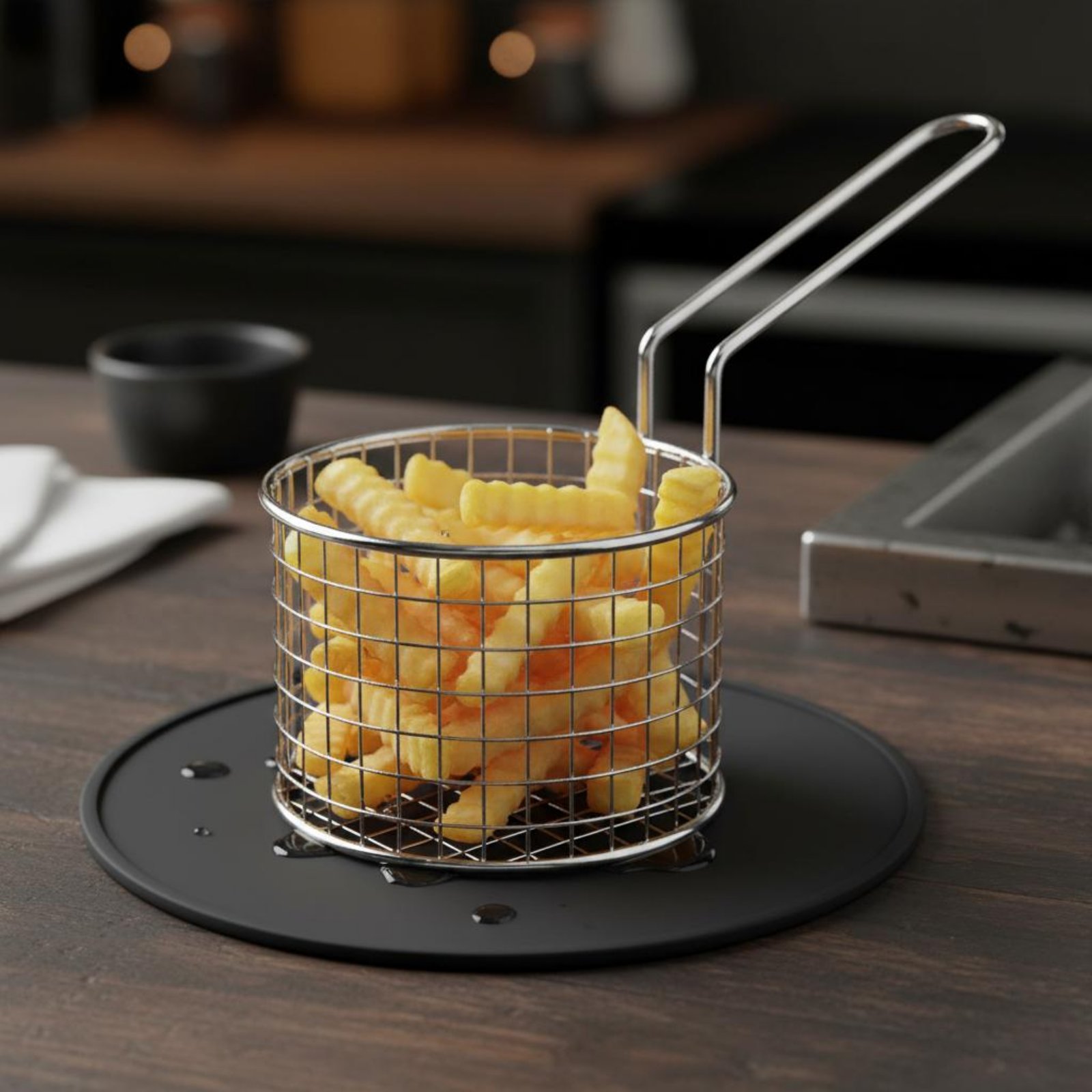 Stainless Steel Chip Basket Ea - Home Cooking Utensils review and price