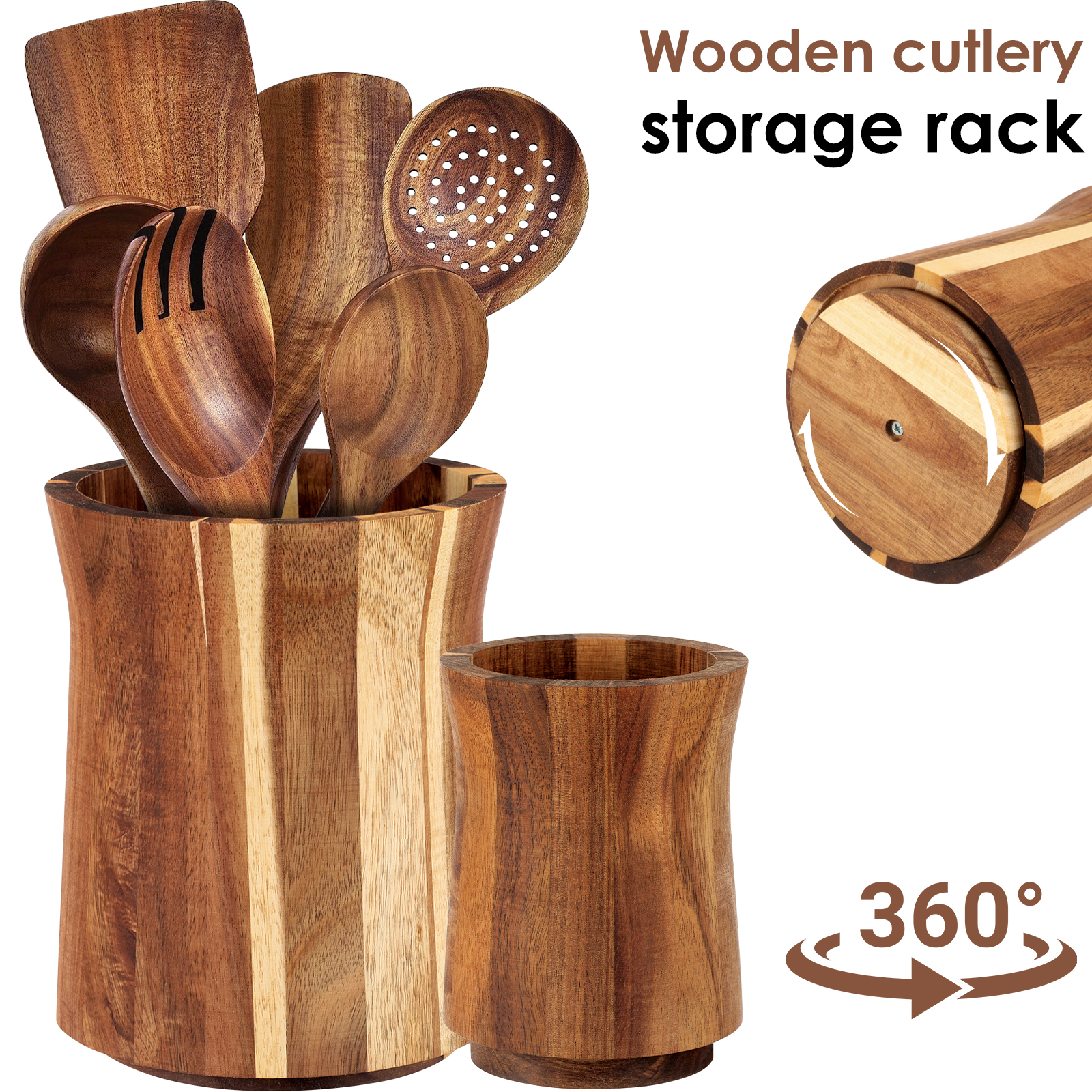 360° Rotating Utensil Holder W - Home Cooking Delivery review and price