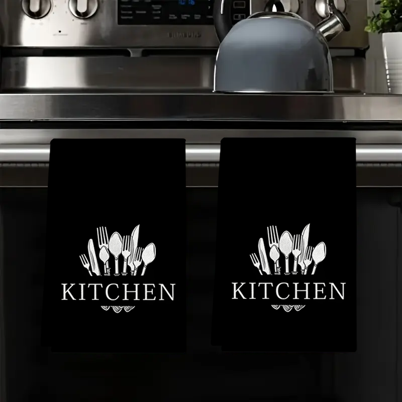2Pcs, Black Lettered Kitchen T - Mom'S Home Cooking review and price