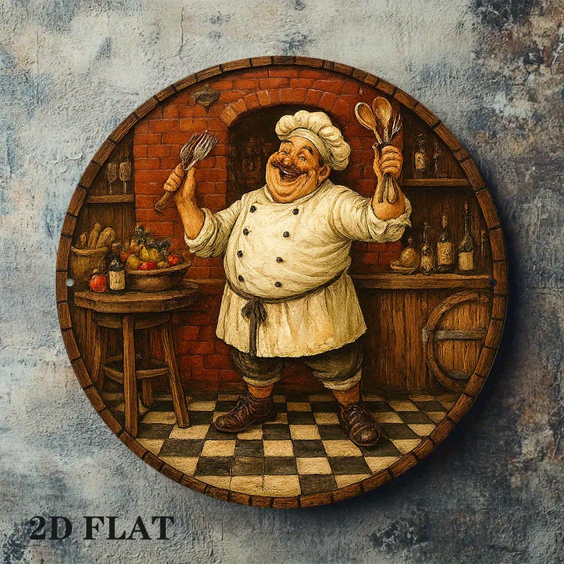 2D Flat Vintage Funny Chef Woo - Home Cooking In Italian review and price