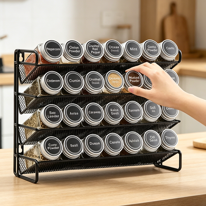 4 Tier Kitchen Spice Rack Cupb - Home Cooking Recipes review and price