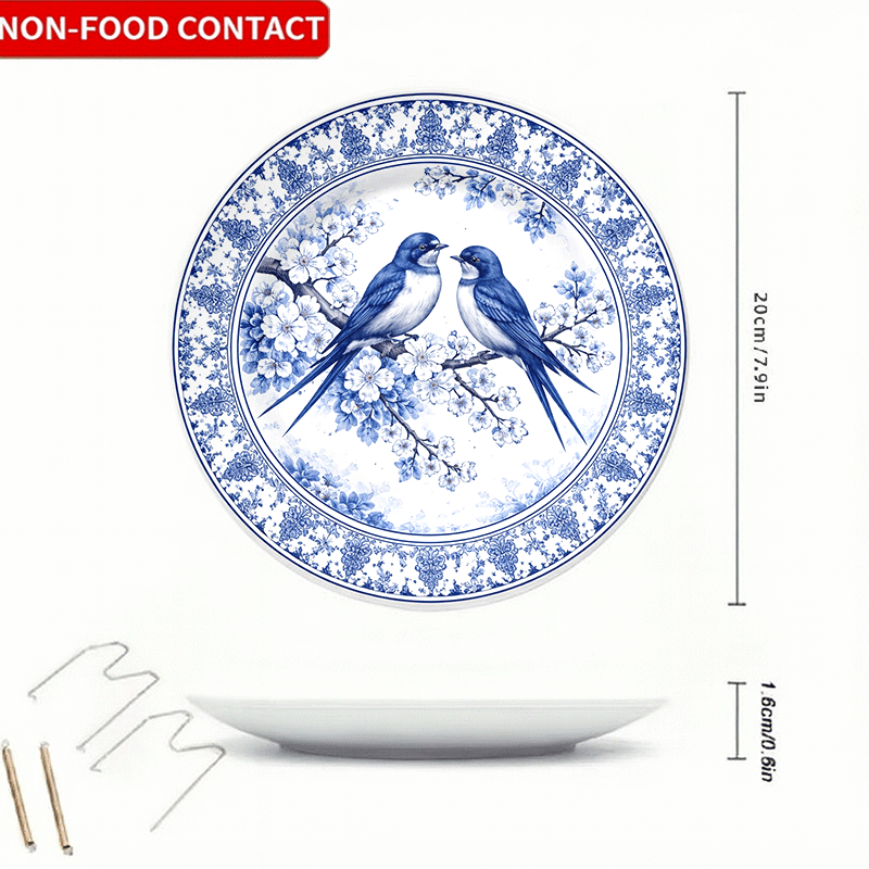 Decorative Plate with Blue-and - Home Cooking Recipes review and price