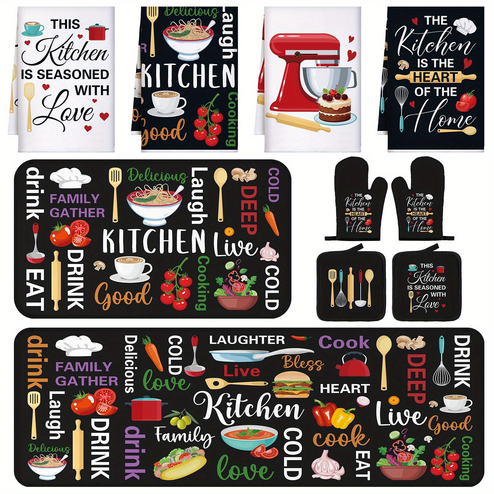 10pcs Farmhouse Home Kitchen D - Mom'S Home Cooking review and price