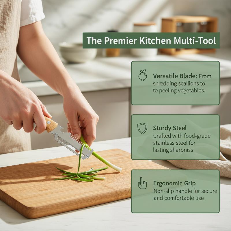 3 in 1 Serrated Peeling Knife  - Dosa Pan Iron review and price