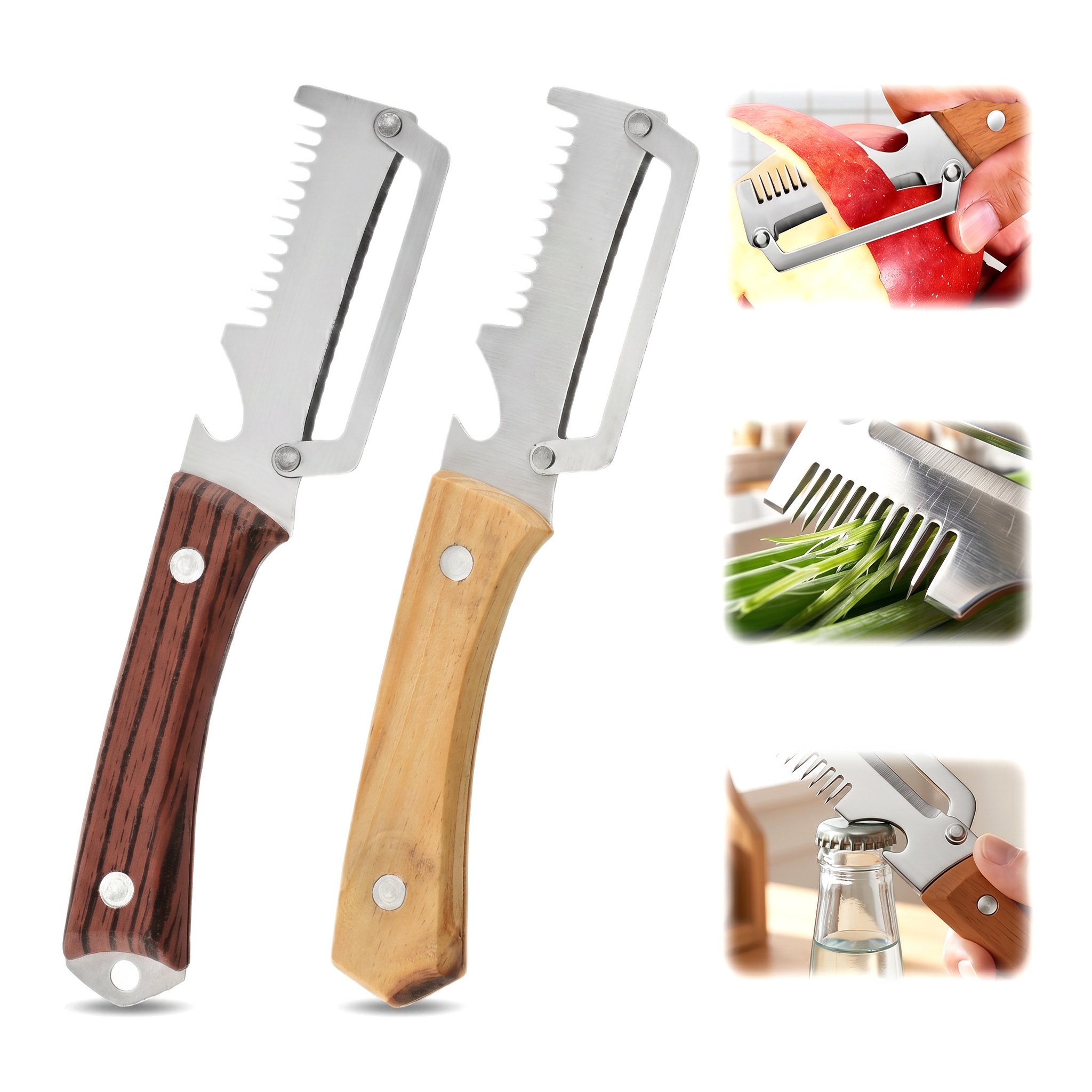 3 in 1 Serrated Peeling Knife  - Dosa Pan Iron review and price