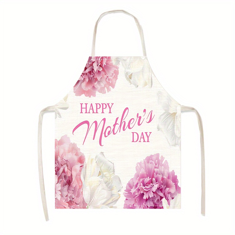 Linen Apron Happy Mothers Day  - Mom'S Home Cooking review and price